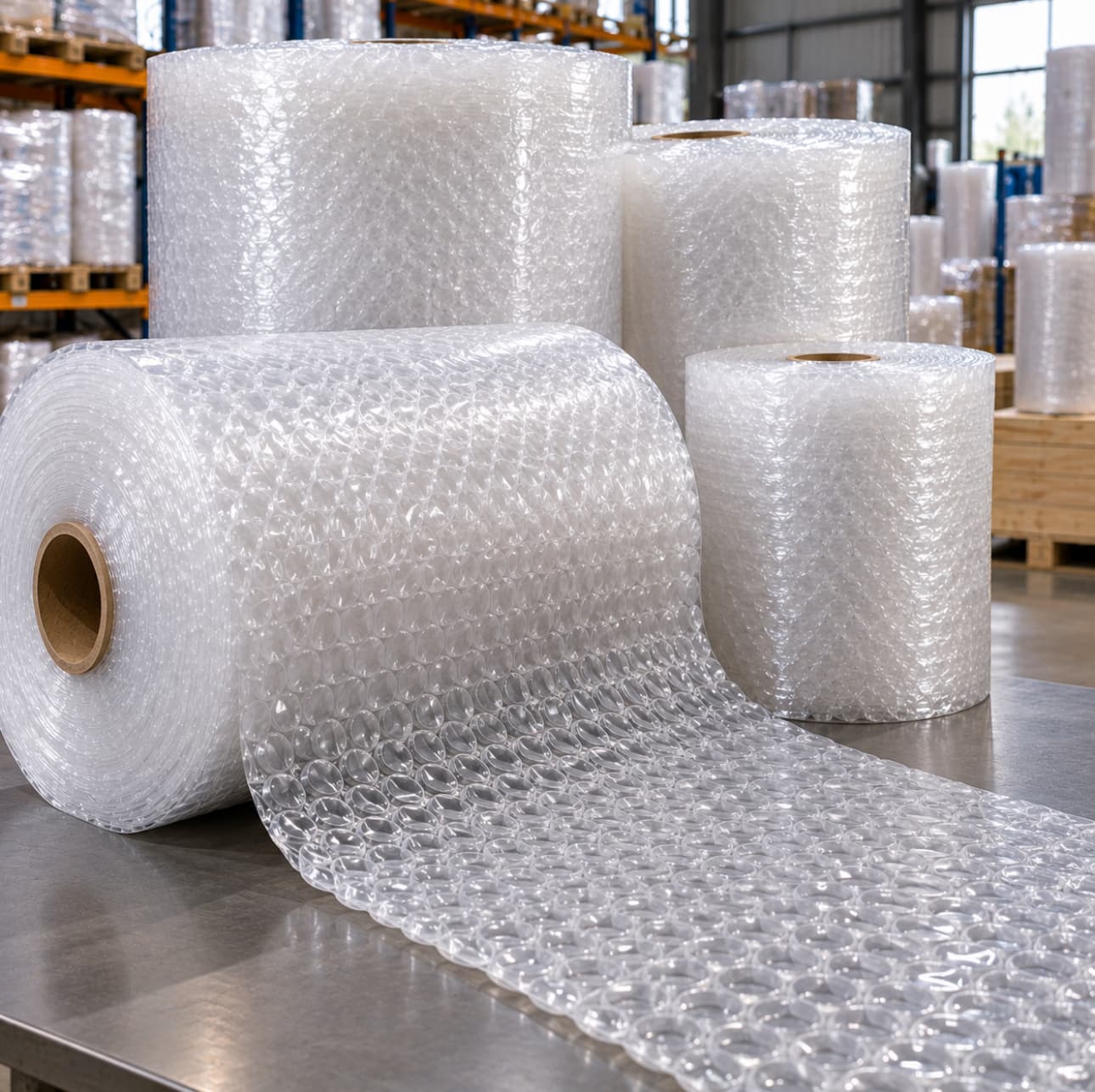 Air Bubble Film Cushioning Rolls
