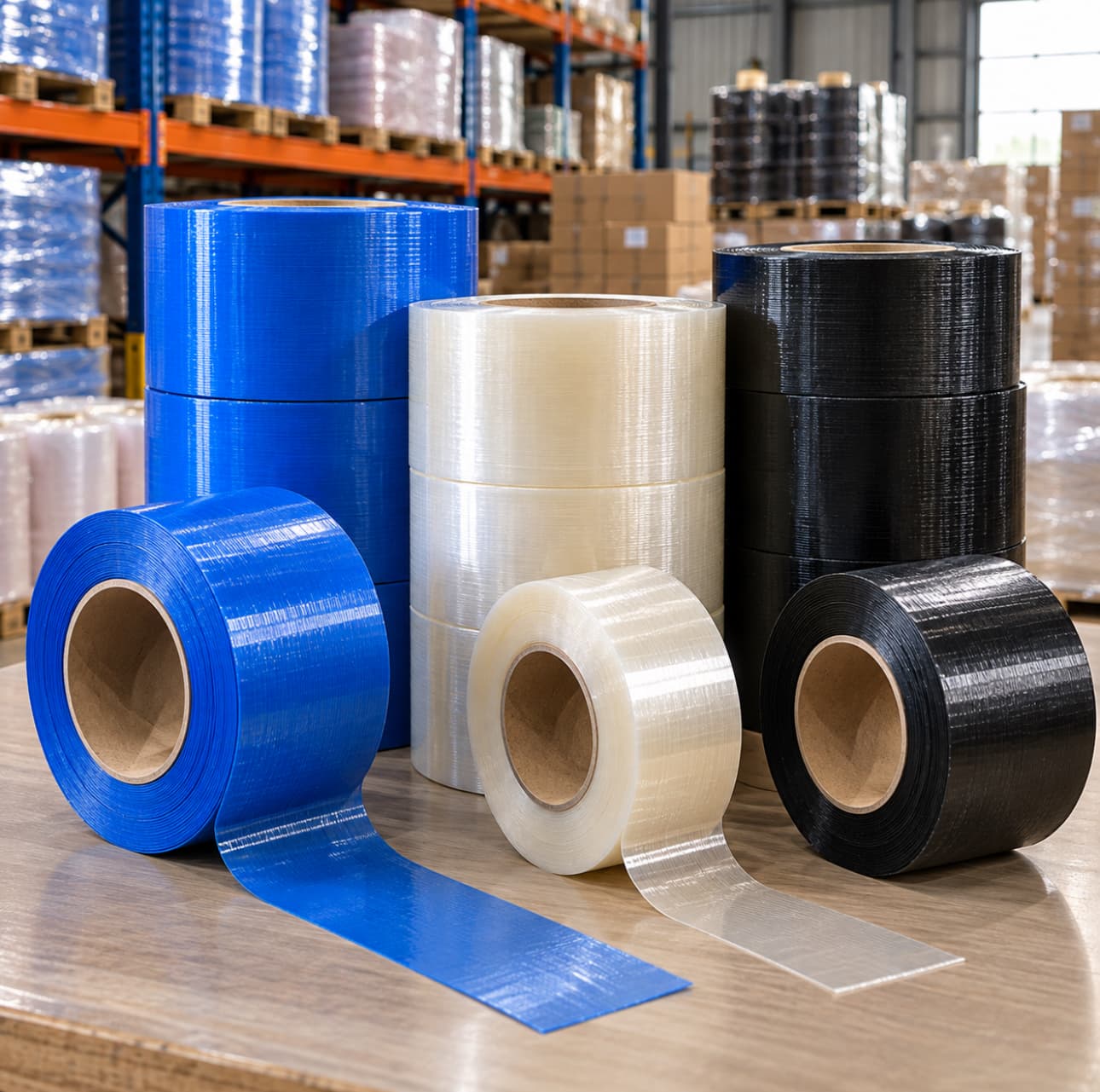 Reinforced HDPE Industrial Packaging Tape