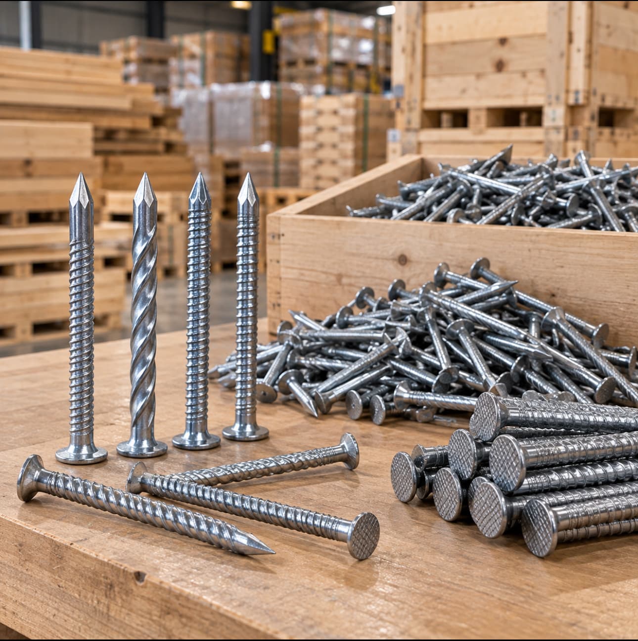 Galvanized Ring Fasteners & Strapping Clips