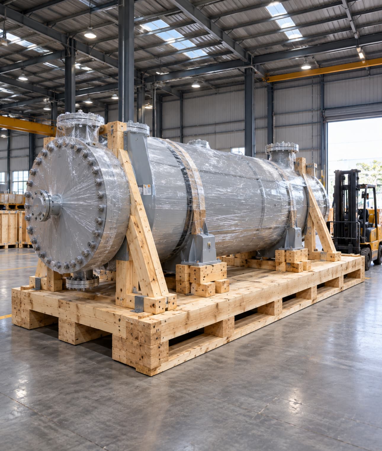 Heavy Vessel Skid & Saddle Packaging