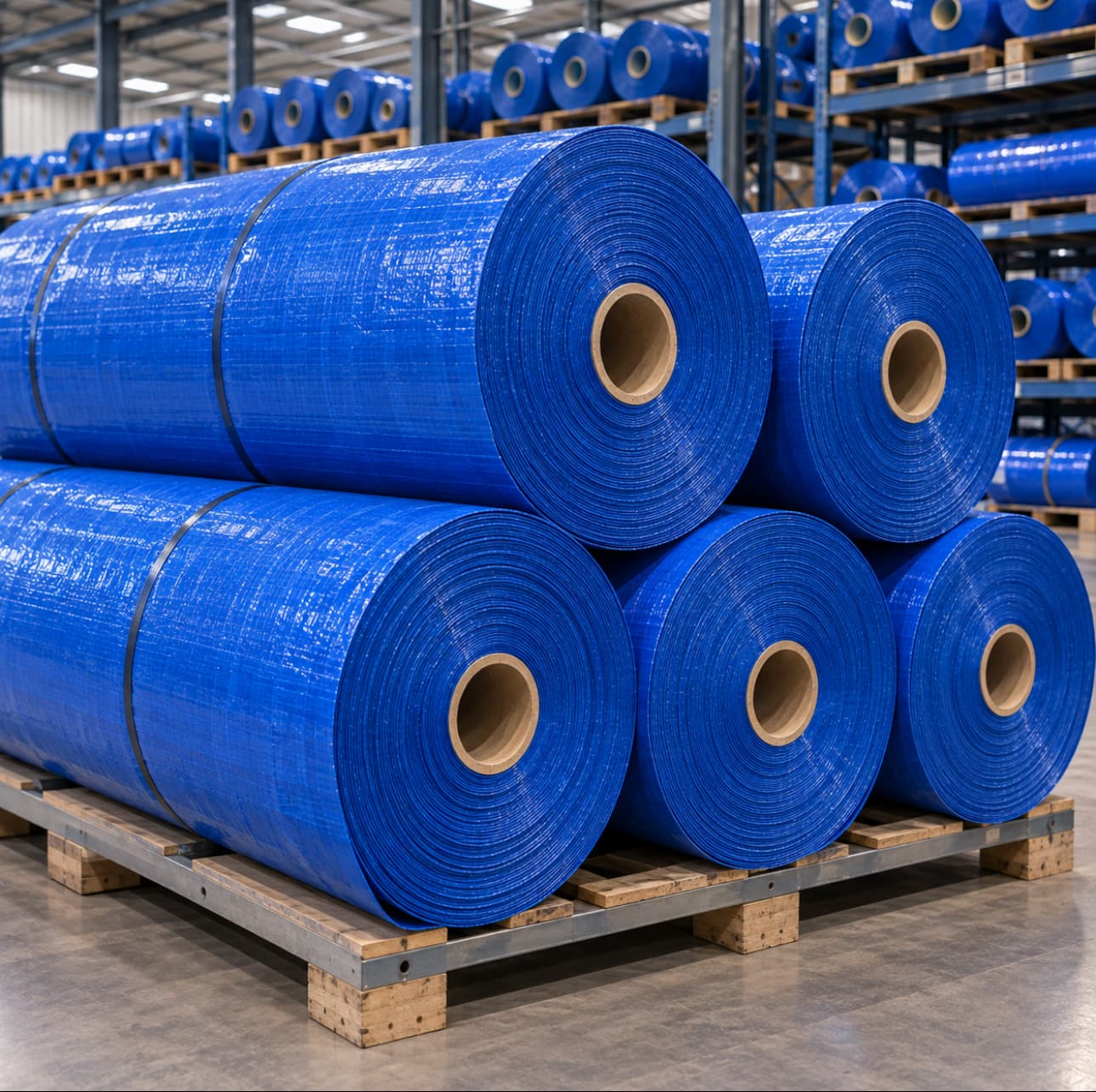 Industrial HDPE Tarpaulin Roll Stock