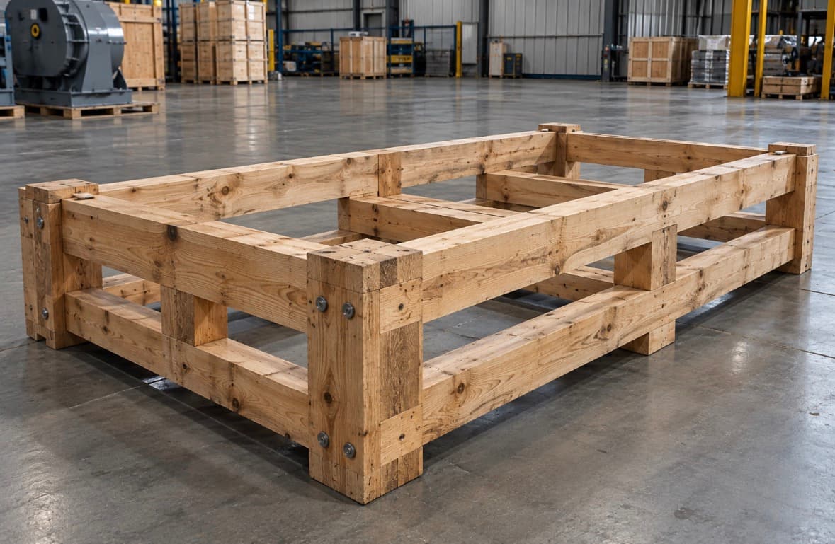 Wooden Base Foundation Frame