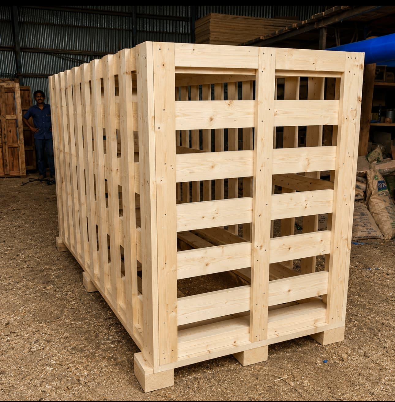 Pine Wood Crate