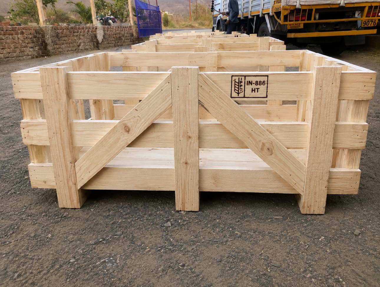 ISPM 15 Heat-Treated Export Crate